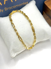PULSO FÍGARO TORZAL - 21 CM x 3.5 MM - ORO 10K