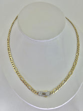 CADENA FIGARO CART 3x1 - 60 cm x 5 mm - ORO 10K