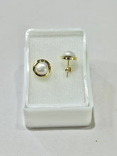 ARETE PERLA CON BASE CHICO - ORO 10K