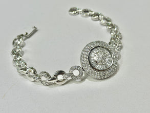 PULSERA CIRCULO CON EXTENSIBLE PLATA .925