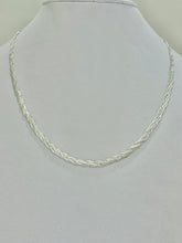 COLLAR GARGANTILLA - TRENZA 2 HILOS - PLATA .925