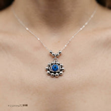 GARGANTILLA OJO TURCO - PLATA .925