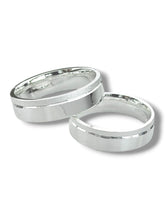 ARGOLLA 6 MM - FILO ARENADO MATE - PLATA .925