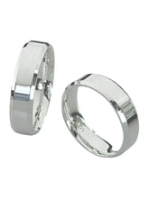 ARGOLLA LISA 5 MM - FILO ESPEJO DIAGONAL - PLATA .925