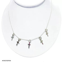 GARGANTILLA CRUCES - PLATA .925
