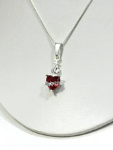 CADENA CON DIJE SAGRADO CORAZON DE JESUS -  MODELO 2 - PLATA .925