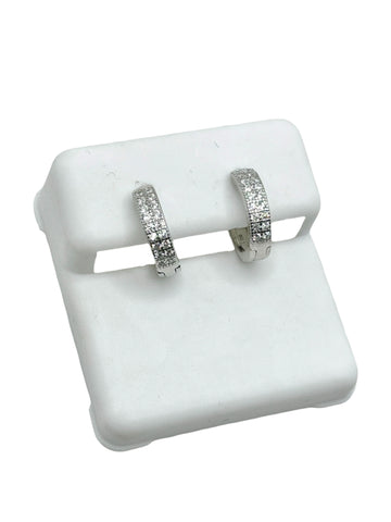 ARRACADA MULTI ZIRCONIA 2 LÍNEAS - PLATA .925