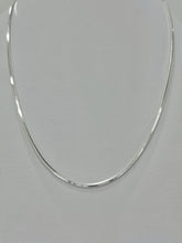 CADENA COLA DE RATA CUADRADA - 2 mm - PLATA .925