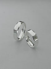 ARGOLLA LISA 5 MM - FILO ESPEJO DIAGONAL - PLATA .925