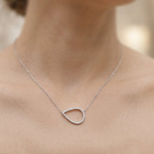 GARGANTILLA GOTA CONTORNO - PLATA .925