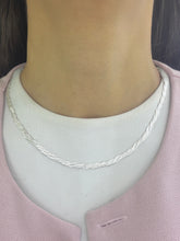 COLLAR GARGANTILLA - TRENZA 2 HILOS - PLATA .925
