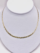 GARGANTILLA COLLAR TRENZA - 40 cm - ORO 10K
