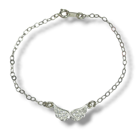 PULSERA ALAS DE ÁNGEL - PLATA .925
