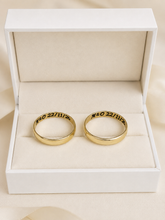 GRABADO LÁSER EN ARGOLLAS DE MATRIMONIO