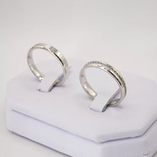 ARGOLLAS ORO BLANCO - LISA CON MARGEN CUADRADO Y TIPO CHURUMBELA MARGEN CUADRADO - ORO 14K