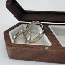 ARGOLLAS ORO BLANCO - LISA CONFORT 4 mm Y 6 mm - ORO 10K