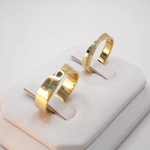 ARGOLLAS ORO AMARILLO - DISEÑO MOÑO - ORO 14K