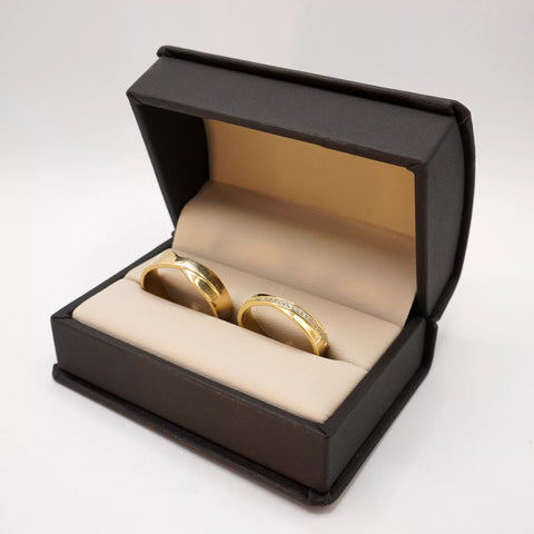 ARGOLLAS ORO AMARILLO - DISEÑO MOÑO - ORO 14K