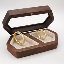 ARGOLLAS BI COLOR - CENTRO BLANCO Y MARGEN AMARILLO CUADRICULADO - ORO 14K