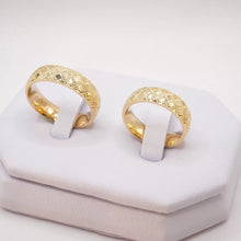 ARGOLLAS ORO AMARILLO - CUADRÍCULA PUNTEADA - ORO 14K