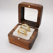 ARGOLLAS ORO AMARILLO - CUADRÍCULA PUNTEADA - ORO 14K