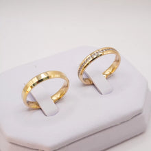 ARGOLLAS ORO AMARILLO - LISA CON MARGEN CUADRADO Y TIPO CHURUMBELA CON MARGEN CUADRADO - ORO 14K