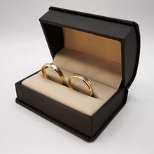 ARGOLLAS ORO AMARILLO - LISA CON MARGEN CUADRADO Y TIPO CHURUMBELA CON MARGEN CUADRADO - ORO 14K