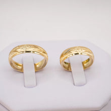 ARGOLLAS ORO AMARILLO - DISEÑO DE LA ABUNDANCIA - ORO 10K