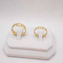 ARGOLLAS ORO AMARILLO - LISA CONFORT 4 mm Y 6 mm - ORO 10K