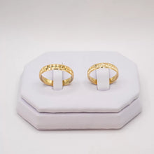 ARGOLLAS ORO AMARILLO - DISEÑO DESTELLOS PETITE - ORO 10K