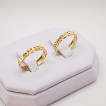 ARGOLLAS ORO AMARILLO - DISEÑO DESTELLOS PETITE - ORO 10K