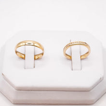 ARGOLLAS ORO AMARILLO - LISA CURVA Y CHURUMBELA - ORO 14K