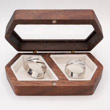 ARGOLLAS ORO BLANCO - RESAQUE LÍNEAS DIAGONALES - ORO 14K