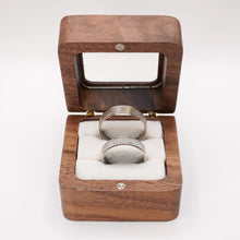 ARGOLLAS ORO BLANCO - LISA MATE Y CHURUMBELA DOBLE - ORO 10K