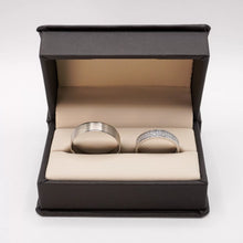 ARGOLLAS ORO BLANCO - LISA MATE Y CHURUMBELA DOBLE - ORO 10K