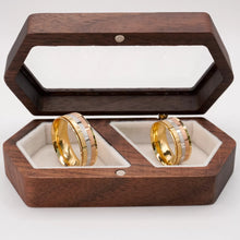 ARGOLLAS ORO FLORENTINO - LÍNEAS DOMINO - ORO 14K