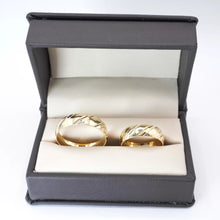 ARGOLLAS ORO AMARILLO - DISEÑO CORTES DIAGONAL - ORO 10K