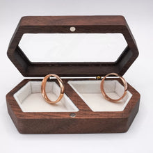 ARGOLLAS ORO ROSA - LISAS CURVAS 4 mm CONFORT - ORO 10K