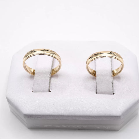 ARGOLLAS ORO AMARILLO - DISEÑO DOBLE CRUZ PETITE - ORO 10K