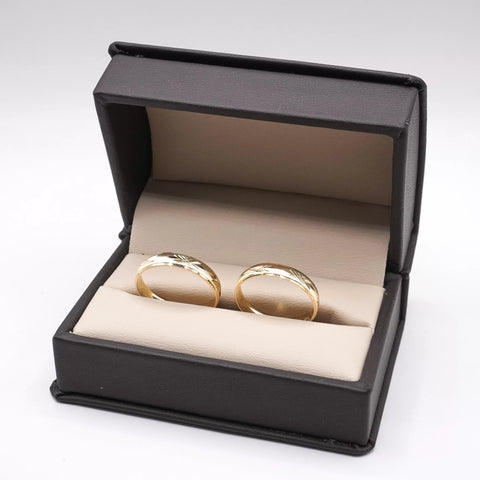 ARGOLLAS ORO AMARILLO - DISEÑO DOBLE CRUZ PETITE - ORO 10K