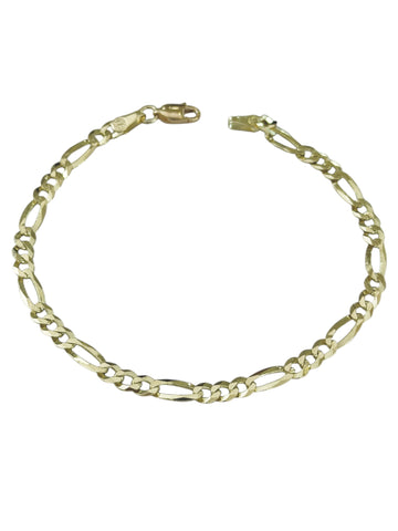 PULSO CART FIGARO 3x1 - 21.5 cm x 4 mm - ORO 10K