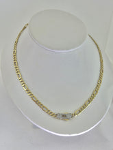 CADENA FIGARO CART 3x1 - 60 cm x 5 mm - ORO 10K