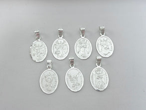 CADENA CON MEDALLA 7 ARCÁNGELES - PLATA .925