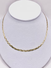 GARGANTILLA COLLAR TRENZA - 40 cm - ORO 10K