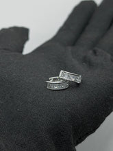 ARRACADA HUGGI CANAL ZIRCONIA MINI - PLATA .925