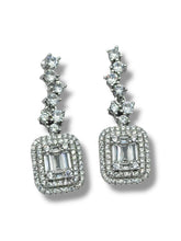 ARETE RECTÁNGULO BAGUETTES  - PLATA .925
