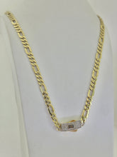 CADENA FIGARO CART 3x1 - 60 cm x 5 mm - ORO 10K