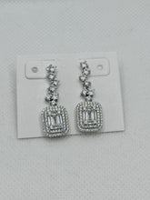ARETE RECTÁNGULO BAGUETTES  - PLATA .925