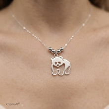 GARGANTILLA OSO PANDA - PLATA .925