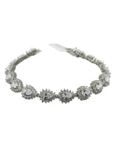 PULSERA GOTAS ZIRCONIAS GRANDE - PLATA .925